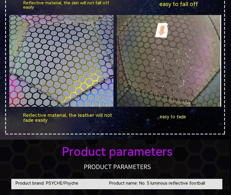 No 5 Reflective PU Football School Training Camp - Image 10