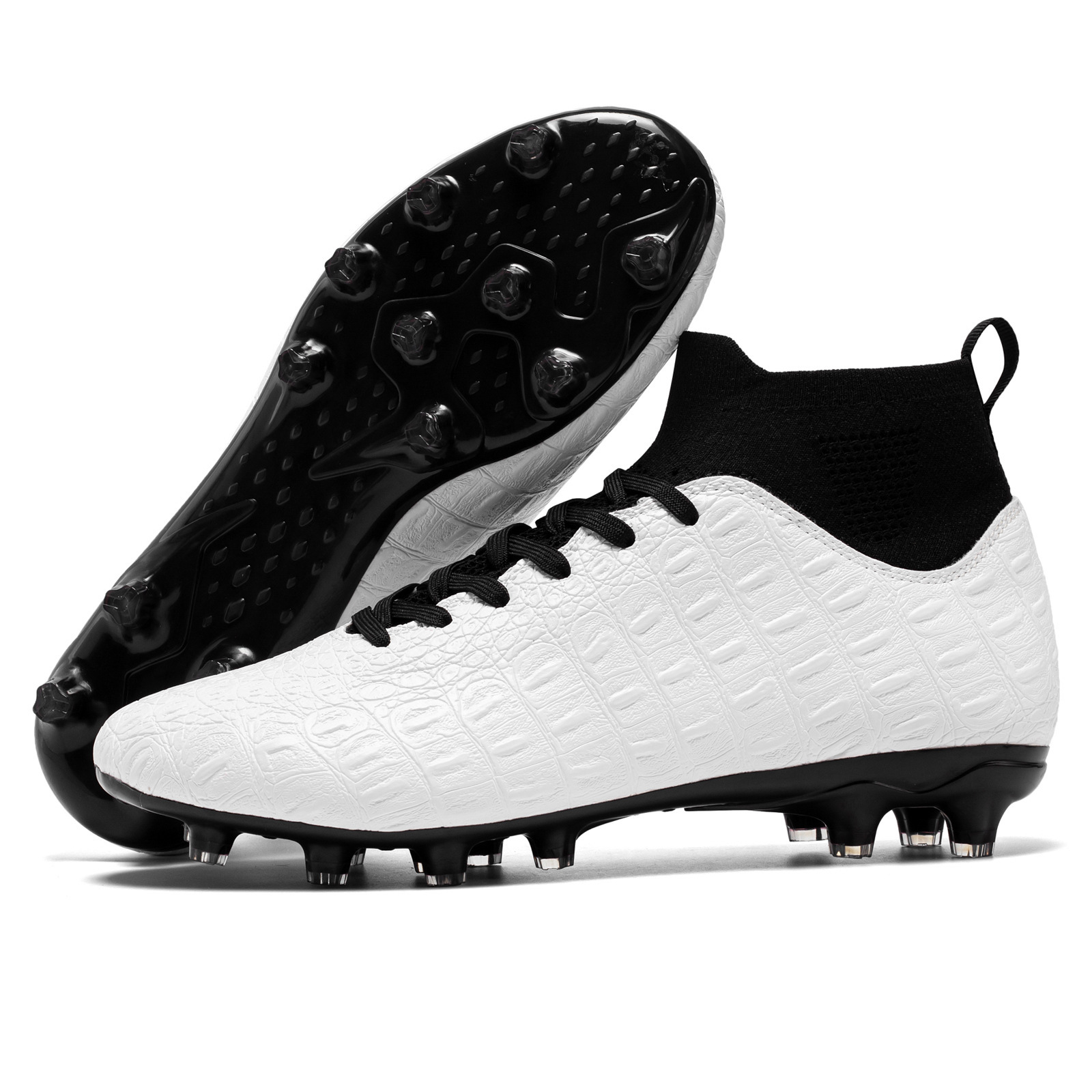 Football Men's High-top Foot Sock Training Shoes - Image 2